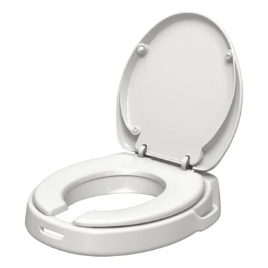 Baby toilet seat without a lid  sticker