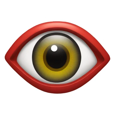 Ojo turco rojo sticker