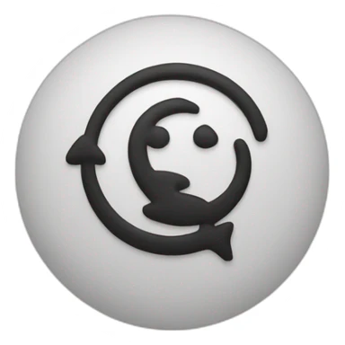 Un logo blanco y negro que diga Sleazyy  sticker