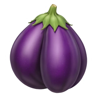 Eggplant with veins sticker
