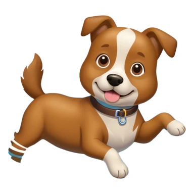 Dog swimming in pool sticker