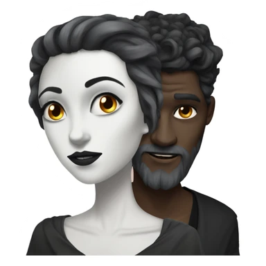 Hades and Persephone white skin sticker