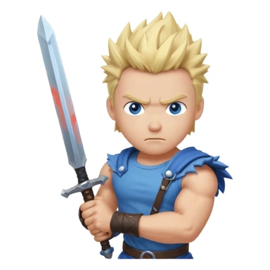 Make a fight Cloud sticker