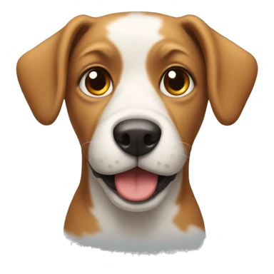 Dog with nos sticker