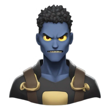 le monstre qui sourie dans solo leveling sticker