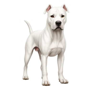 Dogo Argentino Dog Breed Full Body sticker