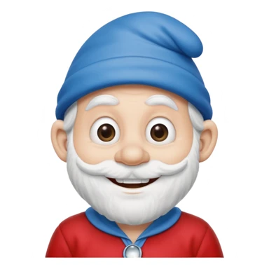 papa smurf red clothes sticker