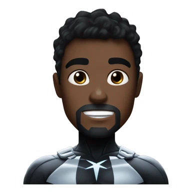 The Marvel character Black Bolt  sticker