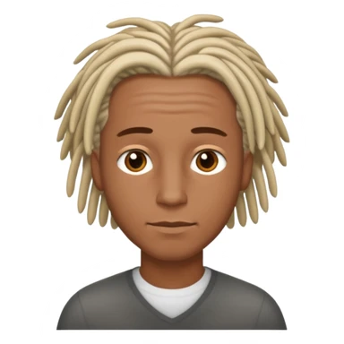 white dude with tight lick hair sticker