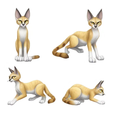 Sergal-Serval-Caracal-Vernid full body sticker