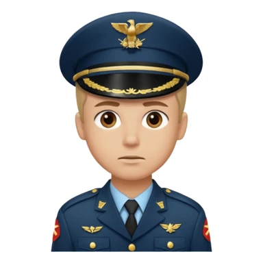 Quiero un 👮🏻‍♂️ 🪖pero uniformado de soldado sticker