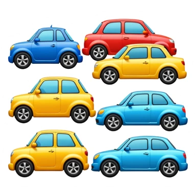 need emojis of cars from cartoons or movies and real life cars sticker
