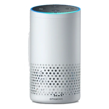 Amazon Alexa echo pop device white sticker