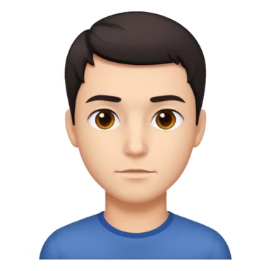 cool male head photos sticker