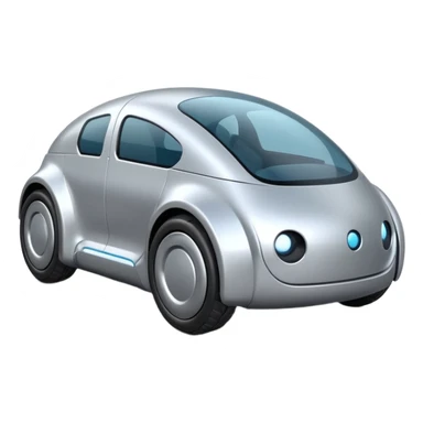 future delivery car robot sticker