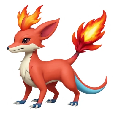 Salandit-Salamence-Braixen-fusion sticker