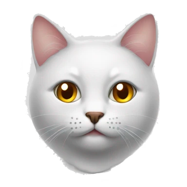 LOVER CAT WITH SHINY EYES BLINKING ONE EYE sticker