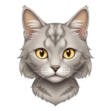 a white girl with Golden cropped short hair and tattoos  white vista and a grey Maine coon cat sticker