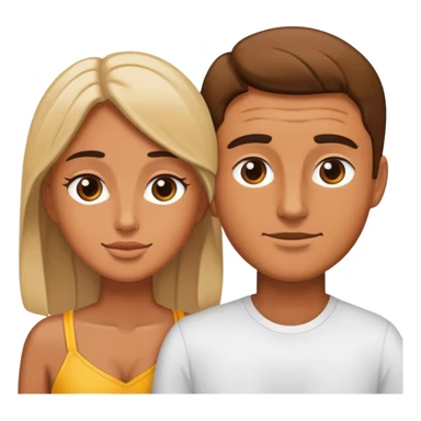 Me with my husband sticker