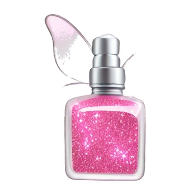 Fairy light pink perfume glitter sticker