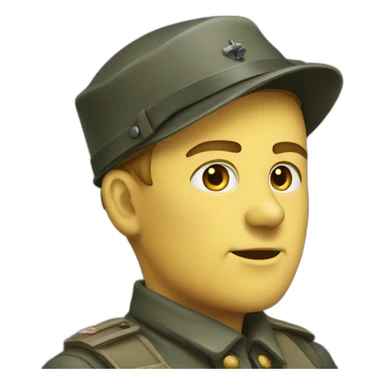 A german soldier drom 1940 sticker