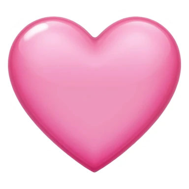 Pink beautiful shining heart  sticker