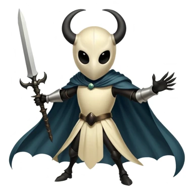 Hollow knight attacking hornet sticker