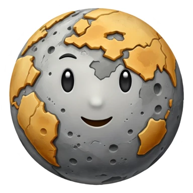 Realistic planet Mercury sticker