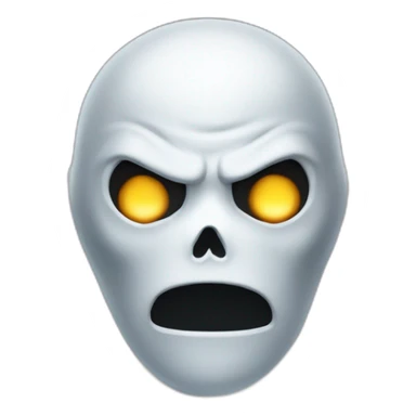 Ghost from Call of Duty Blushed Stare sticker