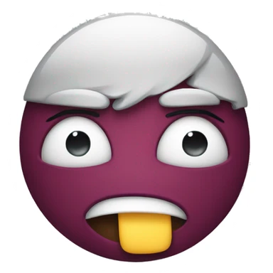 stressed smilie sticker