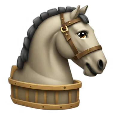 trojan horse sticker