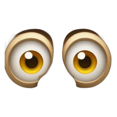 Video creator monkey one eye blinking sticker