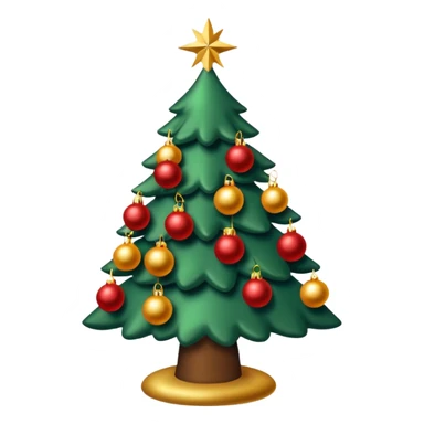 Sapin de Noël avec de la neige  sticker