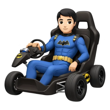 full size real-appearance road racing sexy muscular Batman’s masculine midnight-colored tight outfit 1970’s tv style dark knight stealthy accurate sporty safe plush deluxe off-road pursuit drifting car lexus (black hair,reclining and relaxed torso and shoulders back against seat) rallycross kart  sticker