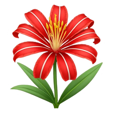 Quiero un emoji lindo para mí novia de la flor lycoris radiata sticker