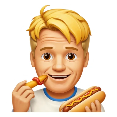 gordon ramsay eat hotdog sticker
