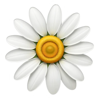 generate an emoji of daisy flower  sticker