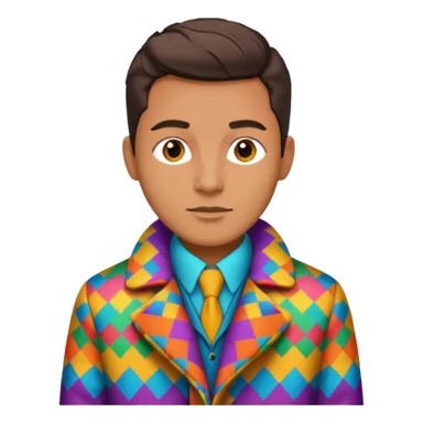 joseph in coat of many colors sticker