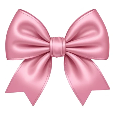 A baby pink bow sticker