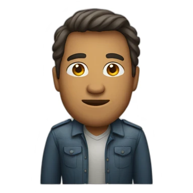 Man Standing brazilian sticker