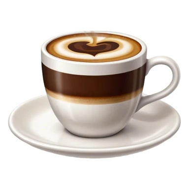 Cinematic Realistic Turkish Coffee Drink Emoji, depicted as a small cup of strong, aromatic coffee with thick foam rendered with detailed textures and warm, inviting lighting. sticker