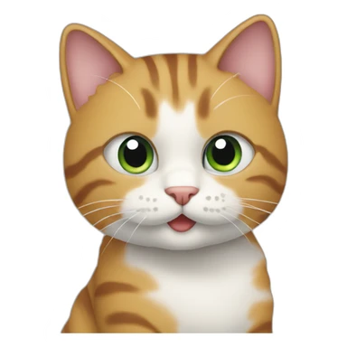 A cat learning how to program sticker