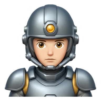 A giant mecha pilot sticker