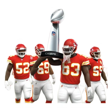 Kansas City Chiefs win Super Bowl sticker