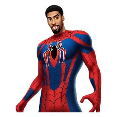 Anthony Davis déguisée en Spiderman  sticker