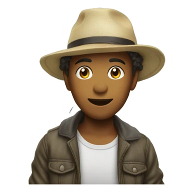 boys in hats outdoors leaning on car sticker