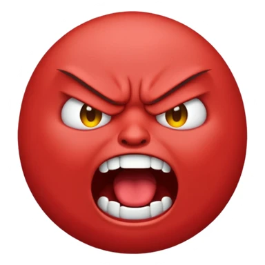 gum tsion emoji very not nice rude shouting ragebaiter sticker