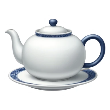 A cup of tea View from above sticker