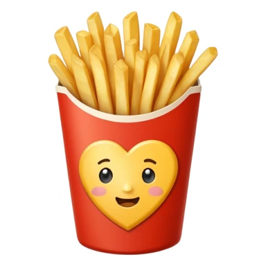 Porzione di patatine media  sticker