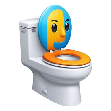 skibidi toilet sigma man sticker